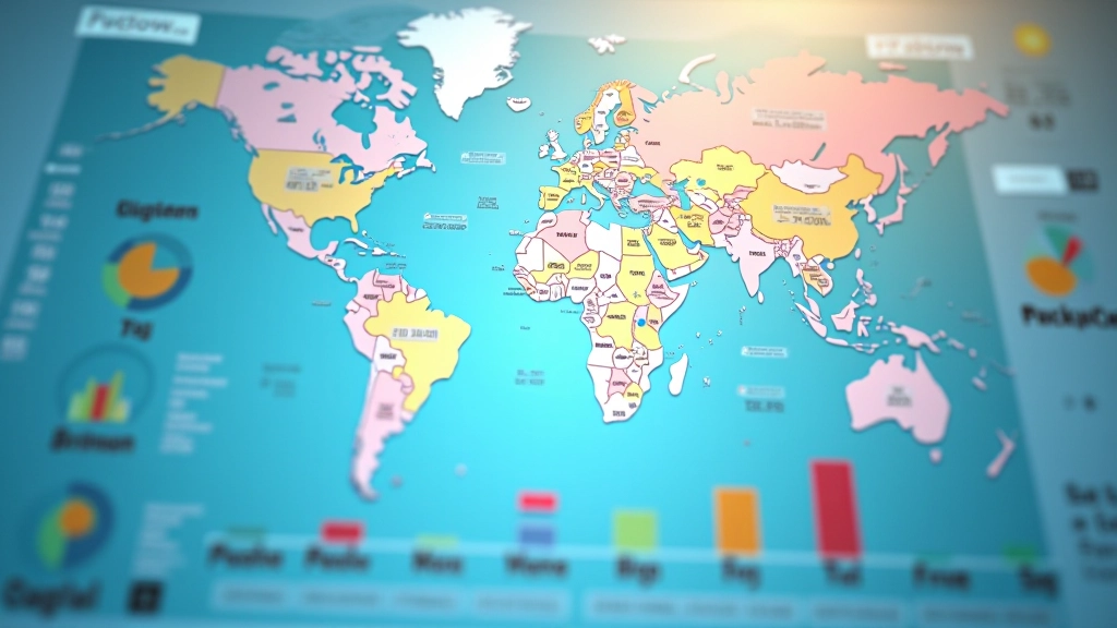 Visualización de datos demográficos con mapas y gráficos circulares