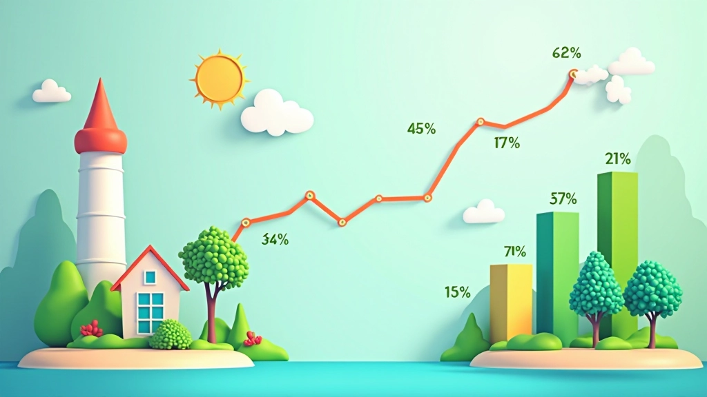 Infografía de impacto ambiental con animaciones