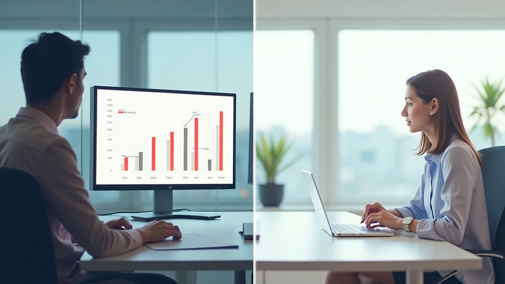 Comparación visual de diferentes niveles de contraste en gráficos animados, mostrando ejemplos de buena y mala legibilidad